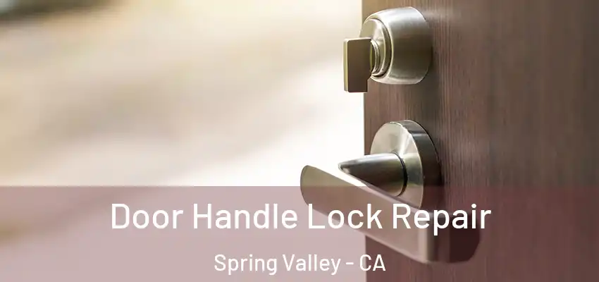 Door Handle Lock Repair Spring Valley - CA