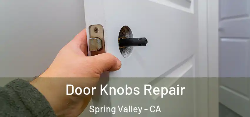 Door Knobs Repair Spring Valley - CA